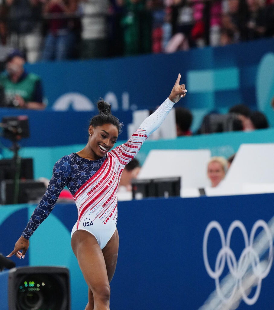 【パリ五輪】体操女王シモーネ・バイルズ、トランプ氏に皮肉　「黒人の仕事を愛している」